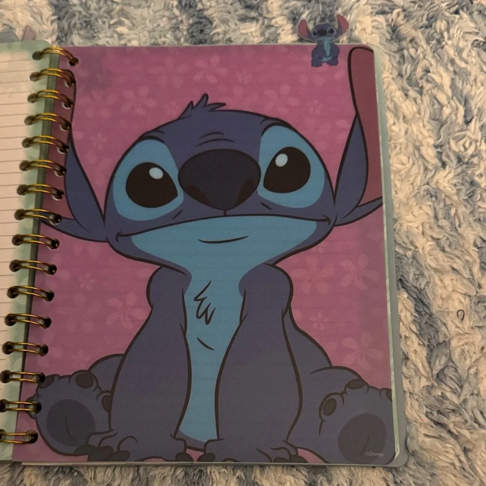 Disney Stitch Spiral Bound Tab Notebook